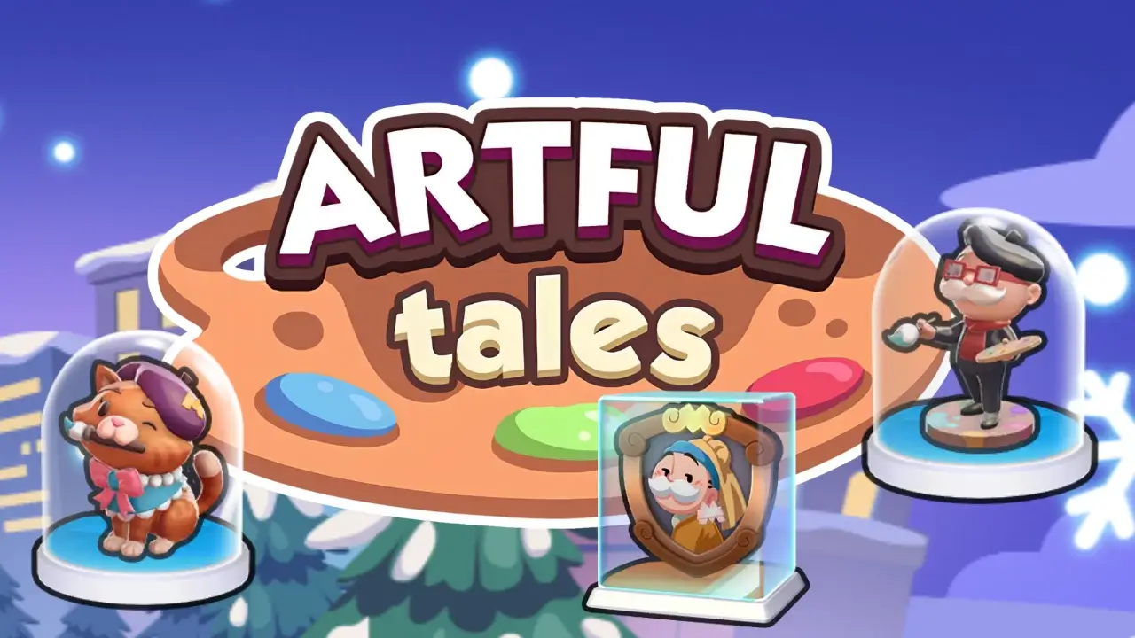 The Complete Monopoly Artful Tales Stickers List