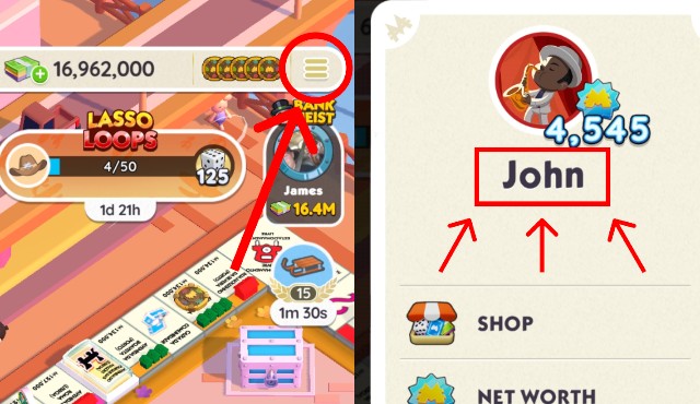 How to get Monopoly GO username guide