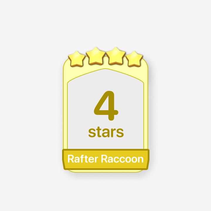 Rafter Raccoon - Monopoly GO
