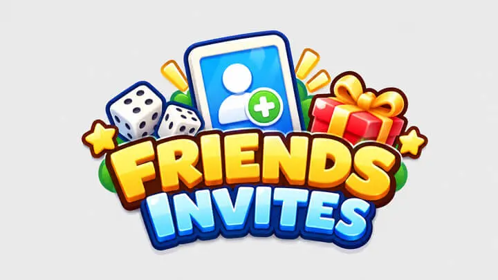Fill Friends Bar - 65 Invites - Monopoly GO