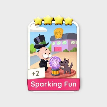 Sparking Fun - #5 Monopoly Go Rare Card