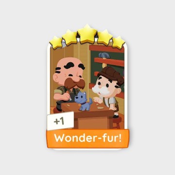 Wonder-fur! - #4 Monopoly Go Rare Card